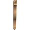 Ekena Millwork Funston Arts & Crafts Rough Sawn Bracket, Western Red Cedar, 4"W x 34"D x 42"H BKT04X34X42FST03RWR - alternate 4